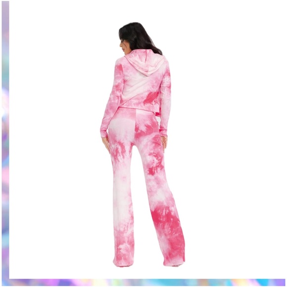 Rosevelvet Trendy Pink and White Tie-Dye 3 Piece Set NWT S, M, L - Picture 2 of 4